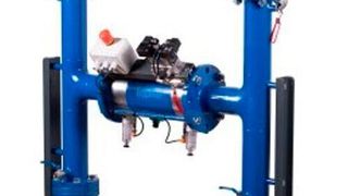 The Steinle pump satisfies the need for robust and durable systems in demanding applications where liquid transferred to the filter press requires high-efficiency pumps. (Tapflo Group)