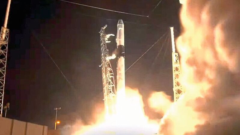 Start des Versorgungsflugs Space X CRS-20 zur Internationalen Raumstation ISS von Cape Canaveral, USA am 6. März um 23:50 Uhr EST