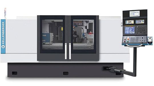 Mit der neuen Rundschleiflösung «Kellenberger K8» bietet Kellenberger eine optimal konfigurierte Standardmaschine, bei der bewusst auf erweiterte Ausstattungsoptionen verzichtet wurde.(Bild:  Kellenberger)