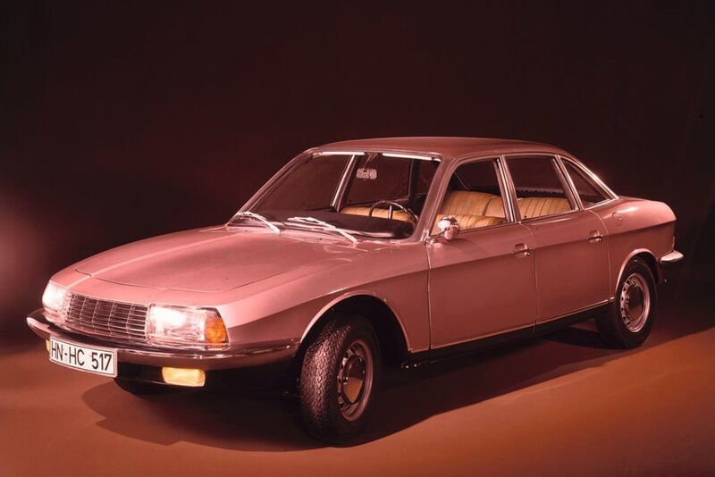 Im Jahr 1967 vereinbarten NSU (im Bild der Ro 80) und Citroën unter dem Namen Comotor eine Wankelmotor-Kooperation, die ursprünglich die Produktion von gemeinsam entwickelten Modellen mit Kreiskolbenmaschinen vorsah. (Citroën)