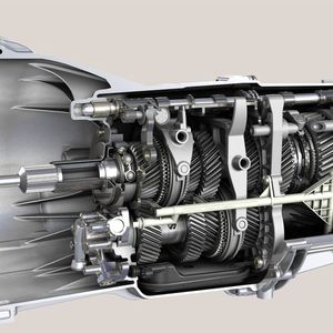 Verbrauchsoptimierte Getriebetechnik: Das ZF 6-Gang-Schaltgetriebe ist bei BMW mit einer Start-Stopp-Automatik kombiniert. 