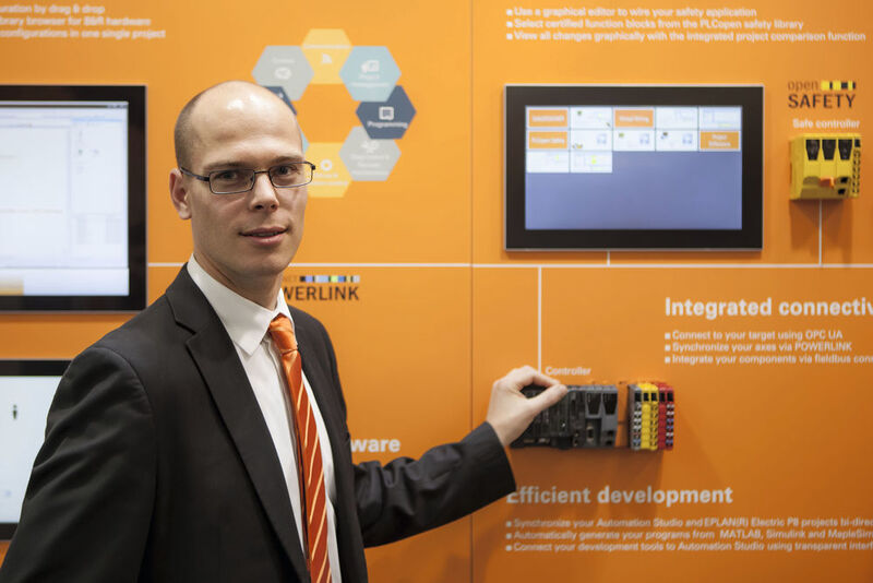 Stefan Schönegger, Marketing Manager bei B&R: „Die Kombination aus OPC UA TSN und Powerlink wird in Zukunft ausreichen, um die vollständige Kommunikation in der industriellen Fertigung abzuwickeln.“ (B&R)