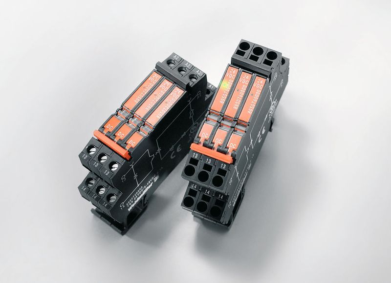 Weidmüller TERMOPTO – kompakte Optokoppler im Reihenklemmenformat. (Archiv: Vogel Business Media)