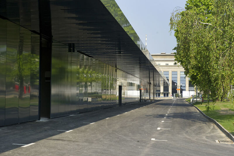 Extérieur des halles sud où se tiendra notamment le nouveau salon Lausannetec. (Image Lausannetec) (Archiv: Vogel Business Media)