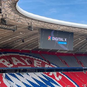 Das Heimspiel der DigitalX Süd fand standesgemäß in der Allianz Arena statt. (Bild: Vogel IT-Medien)