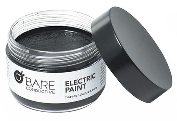 Electric Paint: Elektrische Tinte aus dem Glas für Flächengestaltung. (Bild: RS Components)