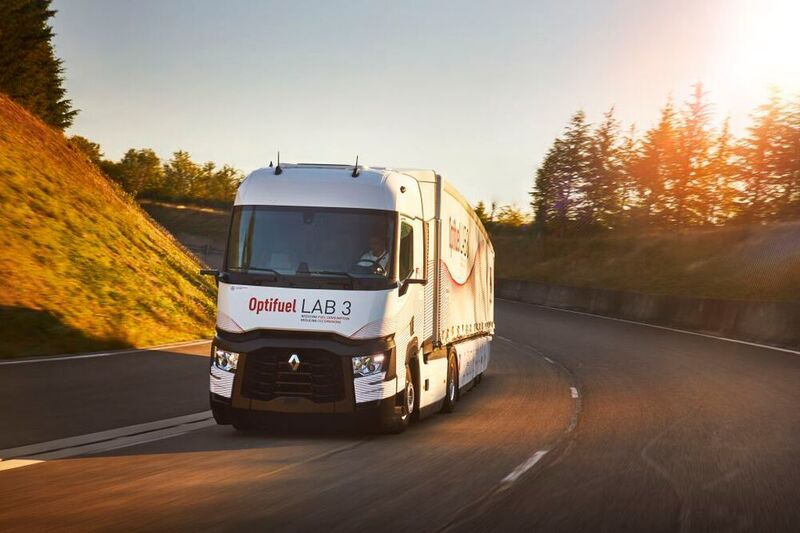 Bis zu 12,5 Prozent weniger Kraftstoff verbraucht der Versuchs-Truck „Optifuel Lab 3“. (Renault Trucks)