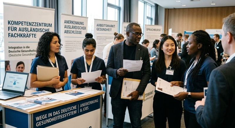 Im Ringen um internationale Kräfte sollte Deutschland alle Register ziehen und einheitliche, digitale Anerkennungsverfahren auf den Weg bringen.(Bild:  Gemini / KI-generiert)