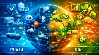 Von der Pflicht zur Kür – die Transparenz zu Herkunft, Verarbeitung und Auswirkungen von Produkten entwickelt sich weiter ... (Bild: Benelog/ChatGPT)