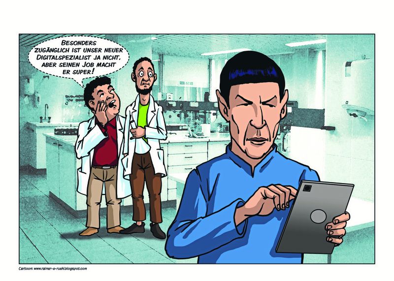 Übersicht unserer Bildergalerien (Comic: www.rainer-e-ruehl.blogspot.com) (LABORPRAXIS/Rühl)