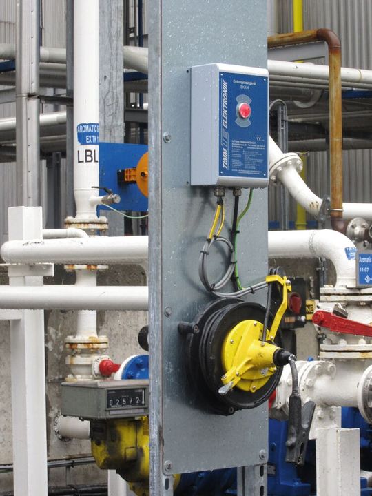 Erdungstestgerät mit EKX-4 mit ATEX-Kabelaufroller(Bild:  Timm)