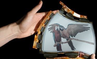 Flexibles Farbdisplay von Plastic Logic. (Bild: Plastic Logic)