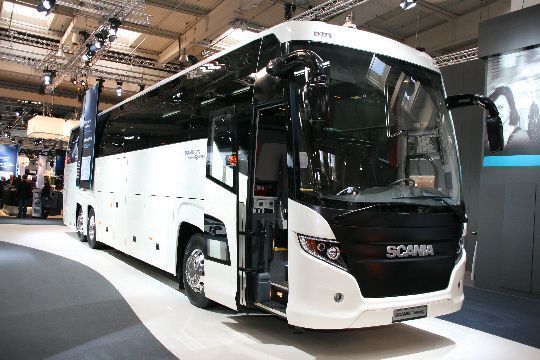 Ein weiteres Bus-Highlight ist der Scania-Touring HD. (Archiv: Vogel Business Media)