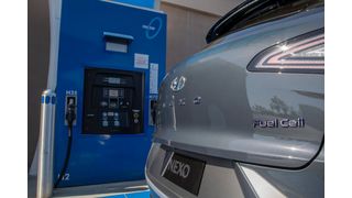 Hyundai bietet mit dem Nexo bereits ein Brennstoffzellen-Fahrzeug in Serie. In China schwenken nun auch mehr Hersteller und Zulieferer auf die Technik ein. (Bild: Hyundai)