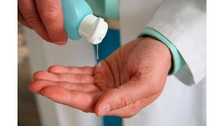 Der digitale Marktplatz des VCI ermöglicht es Anbietern von formulierten Händedesinfektionsmitteln oder von Rohstoffkomponenten, mit den Abnehmern bundesweit in Kontakt zu treten.  (gemeinfrei)