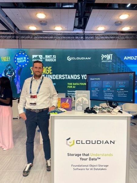 Maximilian Schuck, Regional Sales Manager bei Cloudian (Bild: Vogel IT-Medien)