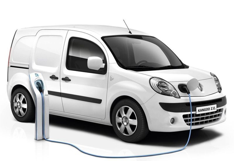 Der Renault Kangoo Rapid Z.E. (zero emission) feiert auf der IAA Weltpremiere. (Archiv: Vogel Business Media)