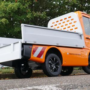 Beispielsweise lassen sich die Autos im kommunalen Dienst gut einsätzen, etwa in der Straßenmeisterei oder für Gärtner-Zwecke.(Bild:  Tropos)