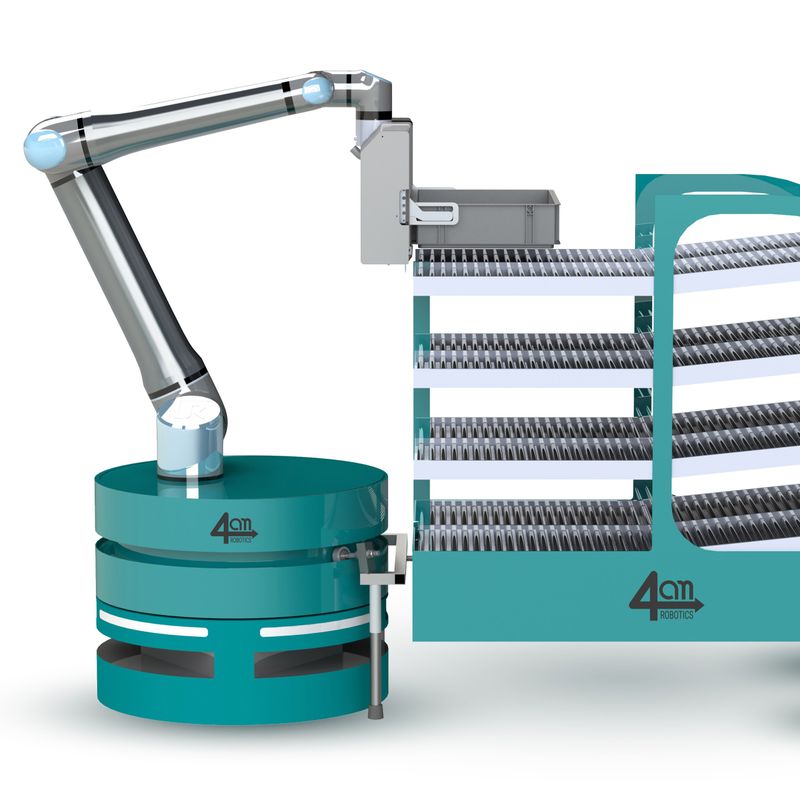AMC-H (Autonomer Mobiler Cobot Heavy) - der große Bruder des mit dem VDI Innovationspreis Logistik 2023 ausgezeichneten AMC-L von 4am Robotics. (Bild:  4am Robotics)