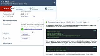 Die Funktion „AI-Guided Remediation“ von Aqua Security liefert sowohl für Security- als auch für Development-Teams wertvolle Hinweise. (Bild: Aqua Security)