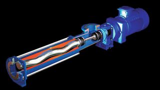 Die All-Optiflow fördert mit einem Druck von 6 bar maximal 3800 l/min und ist für alle Fluide bis zu einer Viskosität von 300.000 mm²/s geeignet, sagt der Hersteller.  (Bild: Allweiler)