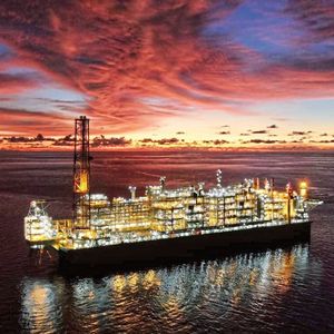 Sieht romantisch aus, ist aber knallhartes Geschäft: Erdgasförderung aus den Tiefen der Ozeane.(Bild:  BASF)