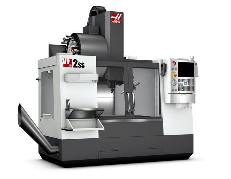 In Italien stehen für die Ausbildung im HTEC ein Vertikal-Bearbeitungszentrum VF-2SS und ... (Bild: Haas Automation)