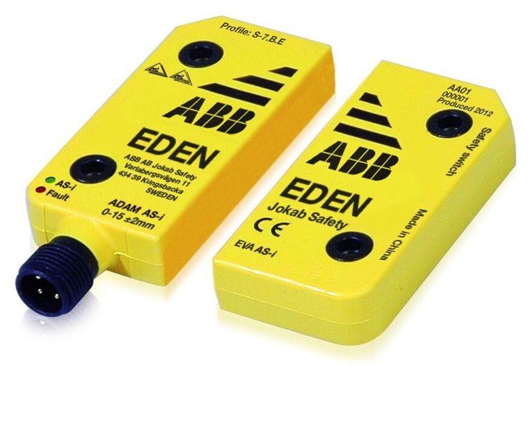 Der Sicherheitsschalter Eden besteht aus den zwei Teilen Adam (links) und Eva. (Bild: ABB Stotz-Kontakt)