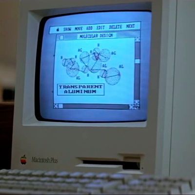 Transparentes Aluminium: So lautete im Film Star Trek IV von 1986 der Name eines durchsichtigen, aber überaus stabilen Materials, aus dem ein platzsparendes Aquarium für Buckelwale gebaut werden konnte. (Bild: Paramount)