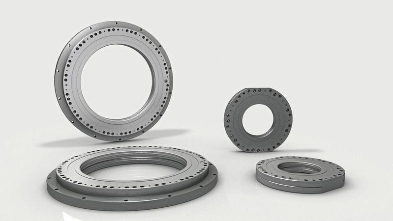 Mit den Erfahrungen aus über fünfzehn Jahren haben die Hema-Konstrukteure eine ganze Reihe kundenspezifischer RotoClamp-Baugruppen realisiert.(Bild:  Hema Maschinen- und Apparateschutz GmbH)