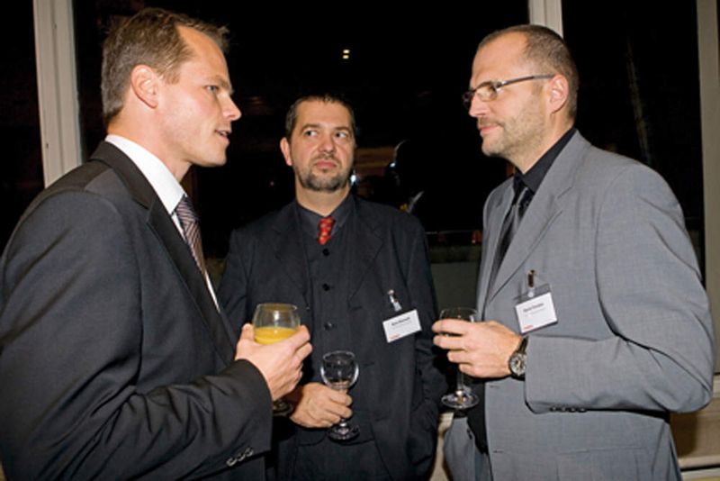 Security-Spezialisten (v.l.): Andreas Bechtold (Infinigate), Boris Bärmichl und Martin Twickler (TLK) (Archiv: Vogel Business Media)