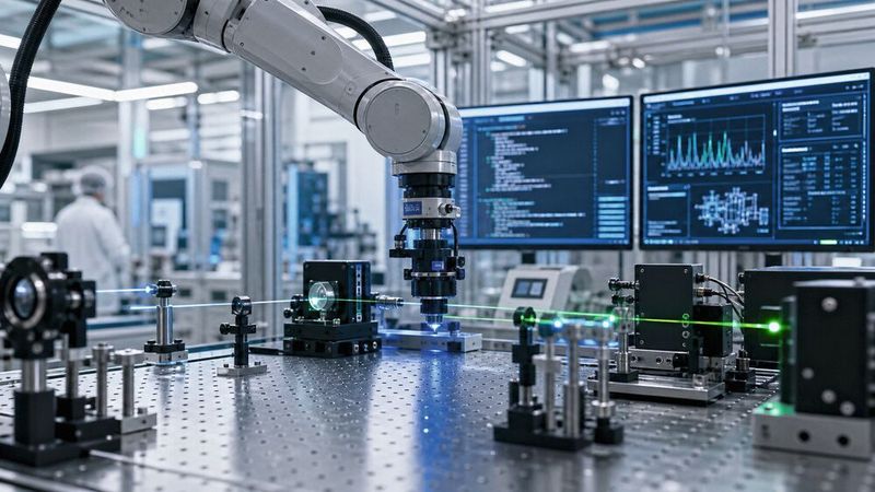 Einheitliche Schnittstelle: Mit dem Model Hardware Standard will Anthropic erreichen, dass KI-Agenten programmierbare Laborgeräte und Roboterarme über eine einheitliche Treiberschicht ansprechen können.(Bild:  Dall-E / KI-generiert)