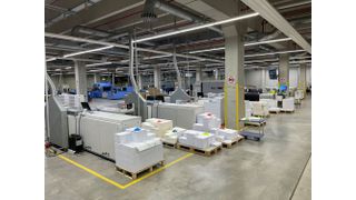 Blick in den Printing-on-Demand-Bereich bei Zeitfracht in Erfurt. (Bild: Zeitfracht)