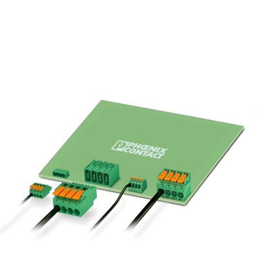 The lever connection technology is intuitive to use thanks to the orange operating lever. The high spring force guarantees a permanently secure connection.(Image: Phoenix Contact)