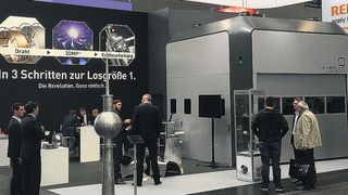 Einen G-Tarc-Drucker von Gefertec hat Siemens für seine Digitalisierungsfabrik gekauft. Vorerst geht es um Rapid Prototyping, doch weitere Aufgaben sollen folgen. (Bild: Gefertec)