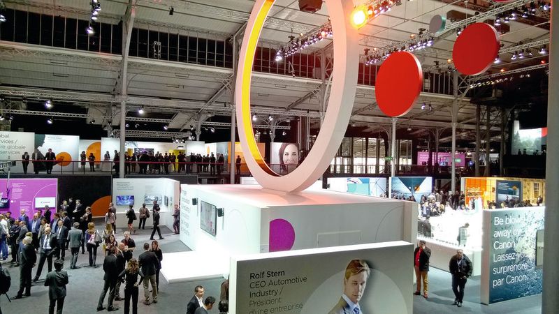 Alle fünf Jahre findet die Canon Expo statt. In Paris zeigte der Hersteller alles rund ums Bild. (Bild: VIT)