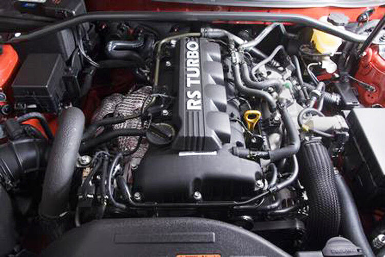 High Power: Der V6-Benziner entfaltet dank Turbo-Direkteinspritzung eine Leistung von strammen 347 PS. (Foto: Hyundai)