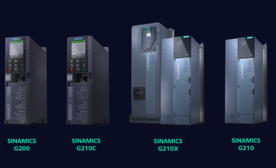Mit der nächsten Generation entwickelt sich das Portfolio der Sinamics G Frequenzumrichter in Richtung Connected Motion. Damit können Maschinenbauer die wachsende Komplexität und künftige Herausforderungen bewältigen.(Bild:  Siemens)