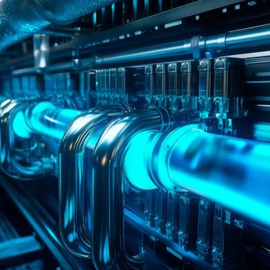 KI kann beim Steuern von Energie- und Wasserströmen mithelfen. Der Autor sagt: „Und wenn Sie das nächste Mal einen Serverraum betreten, gilt: Hinter jedem Lüfter summt ein bisschen Mathematik.“
 (Bild: © Artinun - stock.adobe.com / KI-generiert)