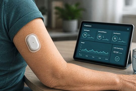Mobile IoT-Anwendungen: Bei Wearables im Gesundheitswesen spielen neben dem kompakten Hardwaredesign vor allem kurze und effiziente Sendezeiten eine wesentliche Rolle für eine hohe Nutzerakzeptanz.(Bild:  Burger Engineering GmbH)