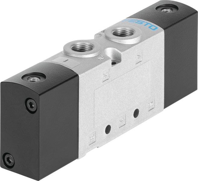 Preiswerte Ventilreihe VS mit Standardventil VUVS – robust, durchflussstark, vielfältig und flexibel im Einsatz. (Bild: Festo)