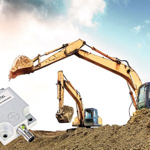 Der Neigungssenor Dynamic Tiltix von Posital liefert mit seinem dualen Messsystem auch bei schwierigsten mobilen Einsätzen mit Vibration oder heftiger Beschleunigung präzise Signale.(Bild:  Posital)