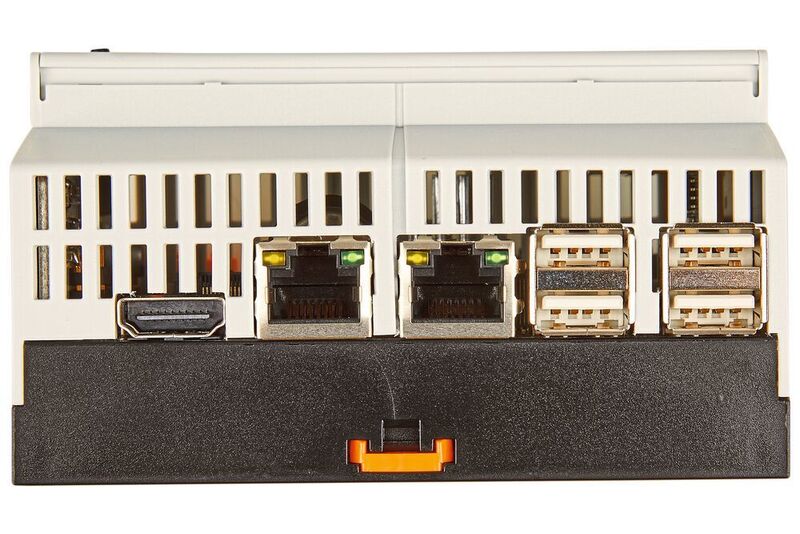 Kommunikation: bis zu zwei Ethernet-, 6-USB-2.0- und zwei RS485-Anschlüsse (STV Electronic)