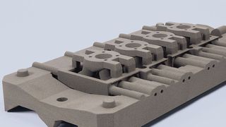 Voxeljet zeigt mit dem phenolharzbasierten Sanddruck, wie sich Oberfläche und Festigkeit von solchen Bauteilen signifikant erhöhen lassen. (Bild: Voxeljet)