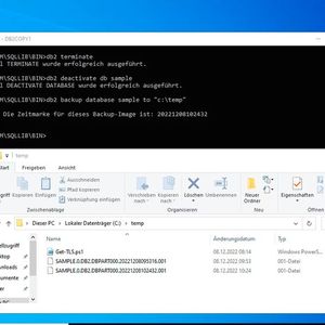 Durchführen einer Offline-Sicherung von IBM Db2 mit Bordmitteln.(Bild:  Joos – IBM)