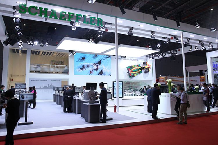 Schaeffler zeigte serienreife und auf den chinesischen Markt zugeschnittene Produkte für den elektrifizierten Antriebsstrang. (Schaeffler)