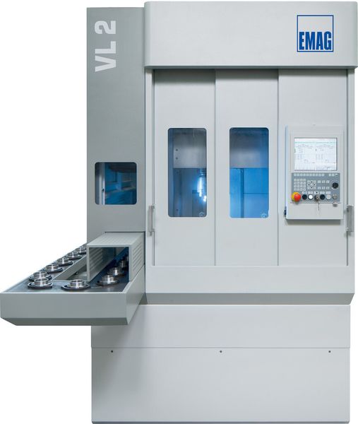 Die Vertikaldrehmaschinen VL 2 von Emag sind für qualitäts- und kostenbewusste Betriebe und Lohnfertiger ausgelegt. (Bild: Emag)