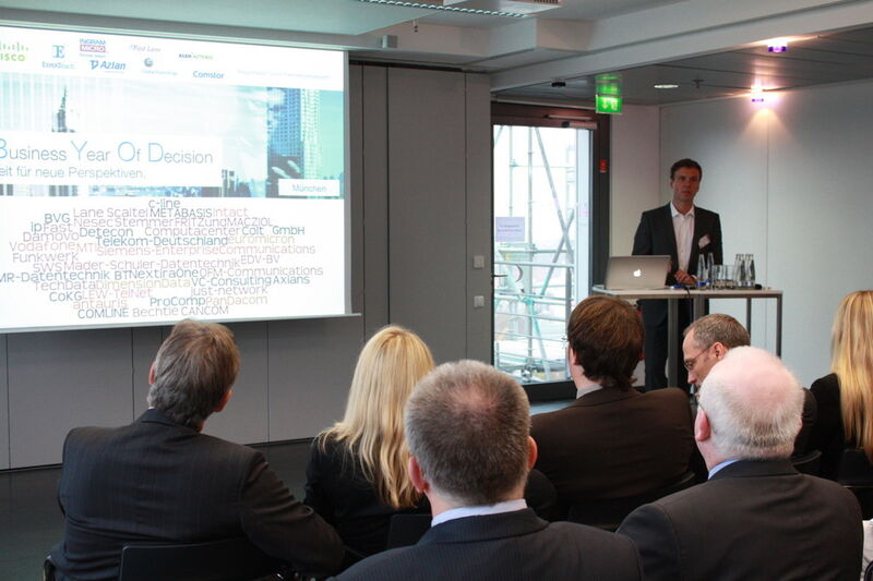 Carsten Heidbrink, Channel-Chef von Cisco, auf dem Partnertag in München. (Bild: Vogel Business Media)