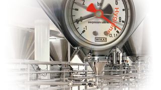 Alternative für die sterile Verfahrenstechnik: Die „trockene Messzelle“, das WIKA Manometer Typ PG43SA. (Bilder: WIKA, [M]-Albrecht)