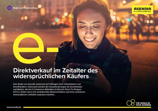 (Die neue Studie von Asendia untersucht den Direktverkauf im Zeitalter des widersprüchlichen Käufers. (Bild: Asendia))